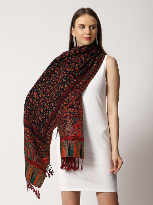 Women's Jamawar Wool Stole